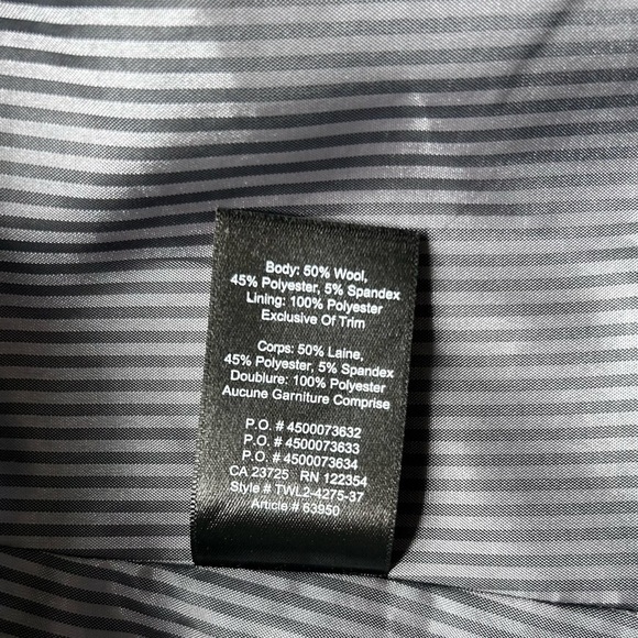 Aritzia Sunday Best  navy blue blazer size 8 classic - Picture 4 of 7